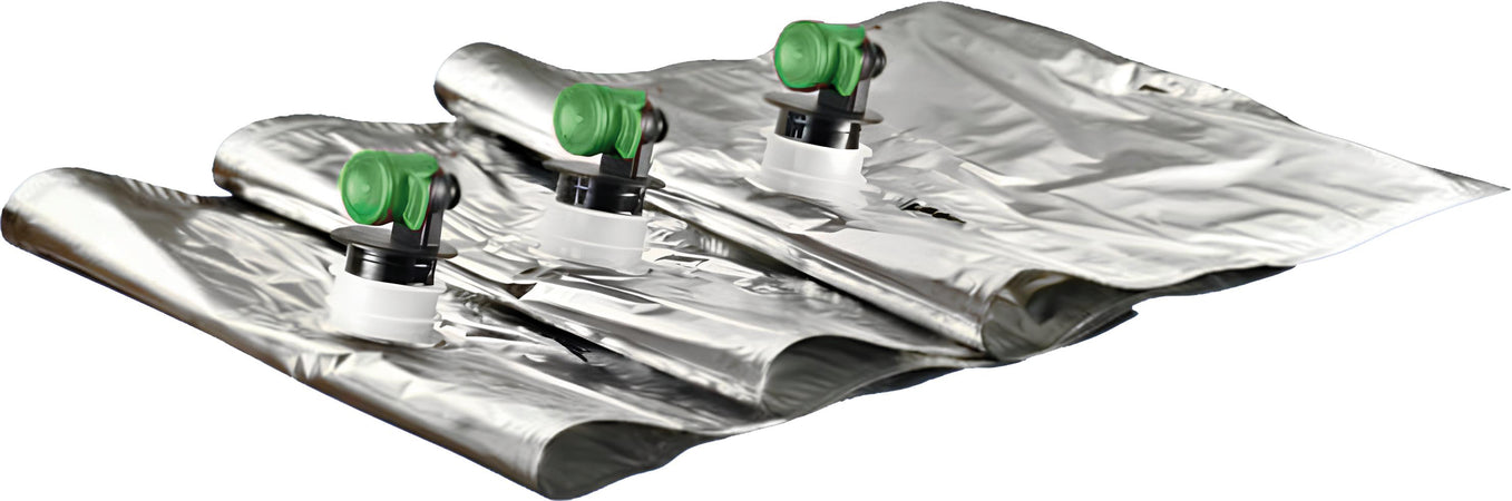 Sacca Per Scatola ''Bag In Box'' Con Tappo Verde, Lt. 3