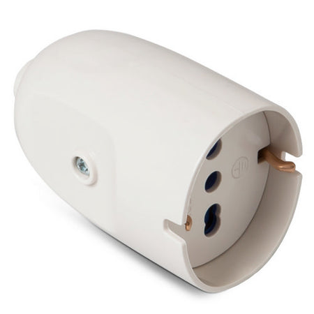 Presa Volante P40 16A 2P+ T Bianca- Bianca- Esclu- Pezzi 1