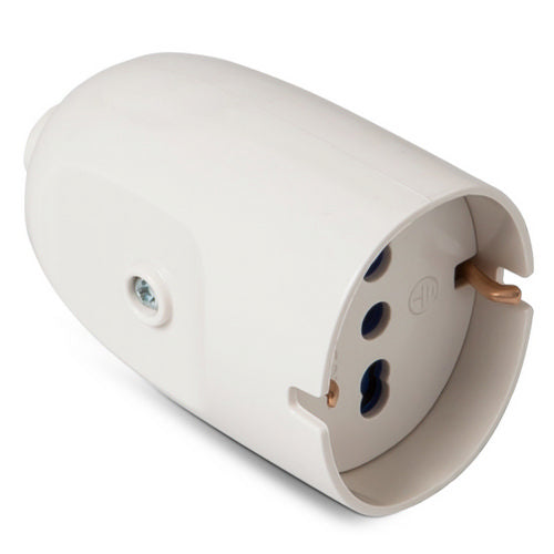 Presa Volante P40 16A 2P+ T Bianca- Bianca- Esclu- Pezzi 1