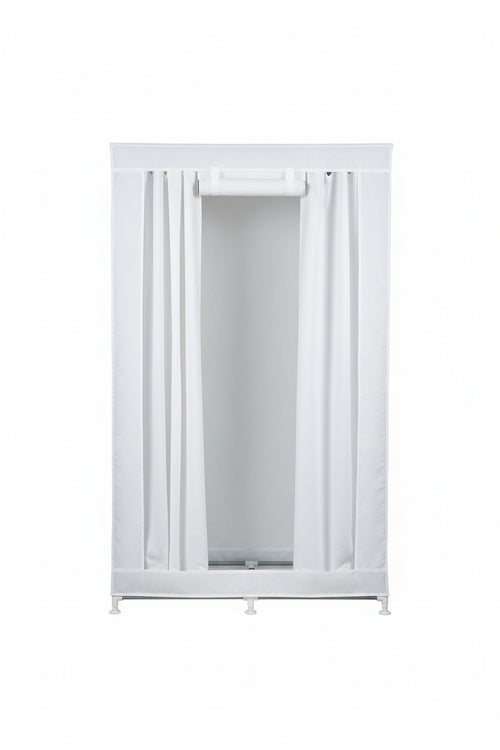 Tenda Per Doccia In Peva Tinta Unita Colore Bianco- - Cm.120X200H. - 1 Blister Saniplast