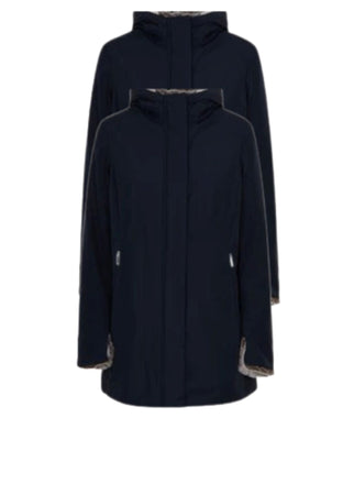 SUNS Giubbotto Donna Suns Marmolada Fur Blue stone da donna