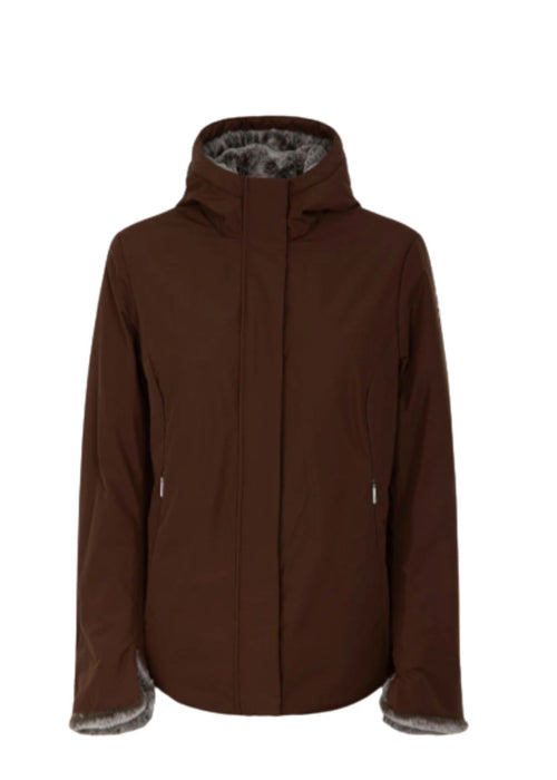 SUNS Giubbotto Donna Suns ALYA FUR Coffe da donna