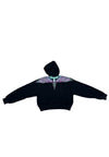 COUNTRY OF MILAN Felpa crop con cappuccio Donna pink wings da donna