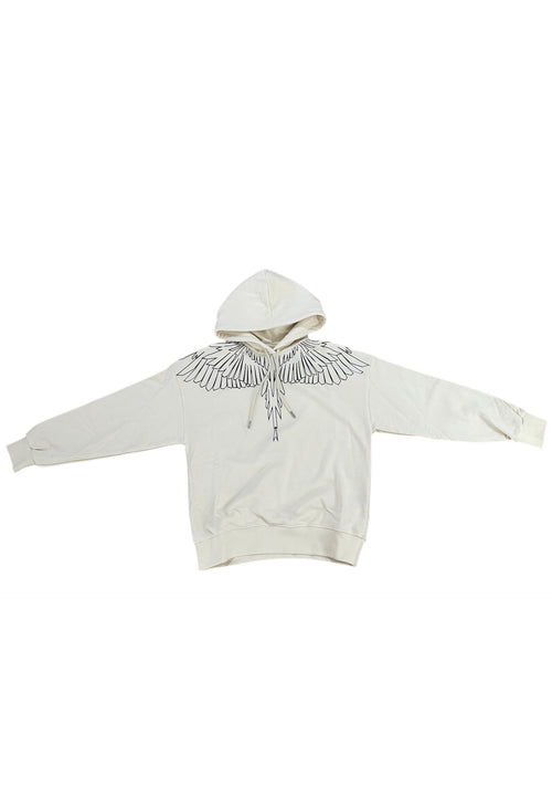 COUNTRY OF MILAN Felpa con cappuccio Donna black wings da donna