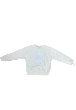 COUNTRY OF MILAN Felpa girocollo Donna logo paillettes da donna