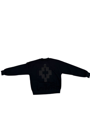 COUNTRY OF MILAN Felpa girocollo Donna logo paillettes da donna