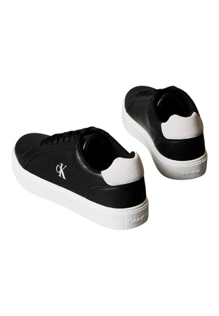 CALVIN KLEIN JEANS Sneakers In Pelle Liscia Con Suola Flessibile Uomo Calvin Klein da uomo