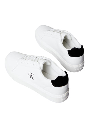 CALVIN KLEIN JEANS Sneakers In Pelle Liscia Con Suola Flessibile Uomo Calvin Klein da uomo