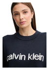 CALVIN KLEIN JEANS Maglione Con Logo In Cotone Donna Calvin Klein Jeans da donna
