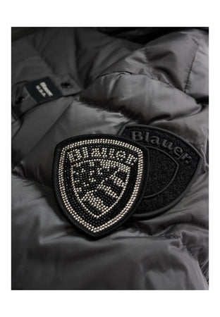 Blauer Piumino lungo a righe agnes Donna da donna