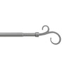 Bastone Metallo D 19/16 120/210Cm Pastorale Grigio- 6,0 Pz
