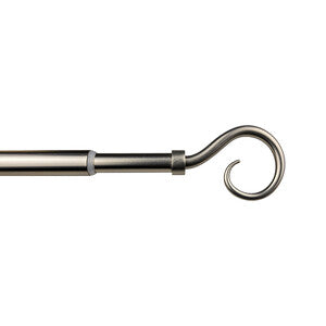 Bastone Metallo D 12/9 70/120Cm Ricciolo Nichel- 1,0 Pz