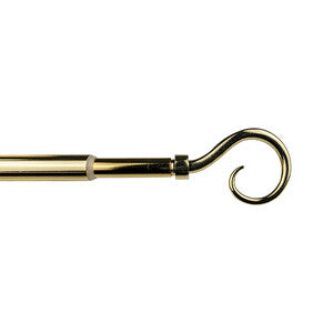 Bastone Metallo D 12/9 70/120Cm Ricciolo Oro- 6,0 Pz