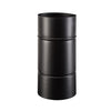 Tubo Porcellanato D 12 X H 25Cm Nero Opaco Classic- 24,0 Pz