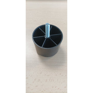 R Piedino X Poltrona Recliner Soft Due Motori Tessuto Grigio- 1,0 Pz