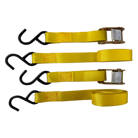 Nastro Di Ancoraggio Ad Uncino Con Fibbia Mt. 2 X Mm 25 - Port.250 Kg - Pz.2 / Con Fibbia - Uniko