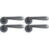 Mezza Maniglia Goccia Cromo - Zama Cromo Satinata Q8 Dx Cf=Pz 4