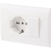 Placca Precomposta 2212 Electraline - Bianco Posti 2 Deviatore + Schuko Volt 220 A 16- 2 Pezzi