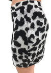 AKEP GONNA bianca e nera Donna Akep Leopardata da donna