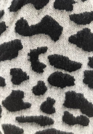 AKEP GONNA bianca e nera Donna Akep Leopardata da donna