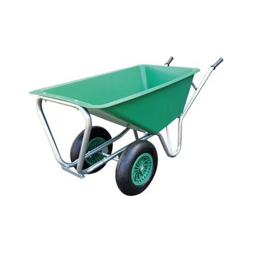 Carriola Big-Two Prof Hand - Tel. Galvanizzato Vasca Ppl Lt 130 Ruota Mm 390X90