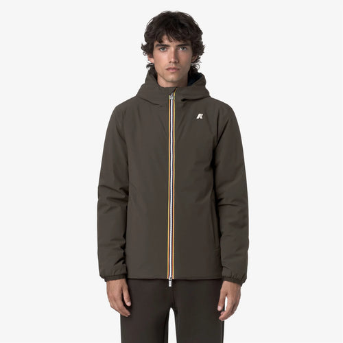 K-Way K-WAY jack st reversible capospalla uomo caldo Reversibile con Design Impermeabile K6128VW B3A da uomo