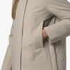 K-Way K-WAY Marletta st Warm Giacca Corto Calda beige Grigia con Aperture Regolabili K7125KW XP2 da donna