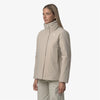 K-Way K-WAY Marletta st Warm Giacca Corto Calda beige Grigia con Aperture Regolabili K7125KW XP2 da donna