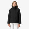 K-Way K-WAY Marletta st Warm Giacca Corto Calda Nera Grigia con Aperture Regolabili K7125KW USY BLACK da donna