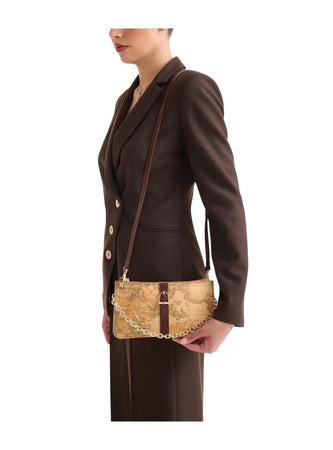 1^ CLASSE 1^ Classe Borsa donna Borsa Valley Geo tracollina doppia Mogano PP28/G611 0529 da donna
