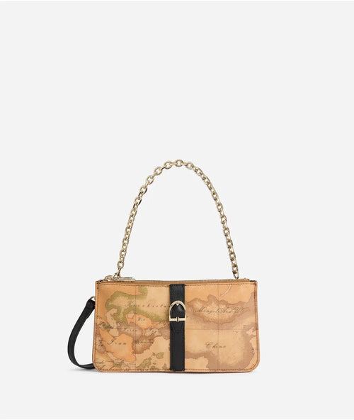 1^ CLASSE 1^ Classe Borsa donna Borsa Valley Geo tracollina doppia nero PP28/G611 0001 da donna