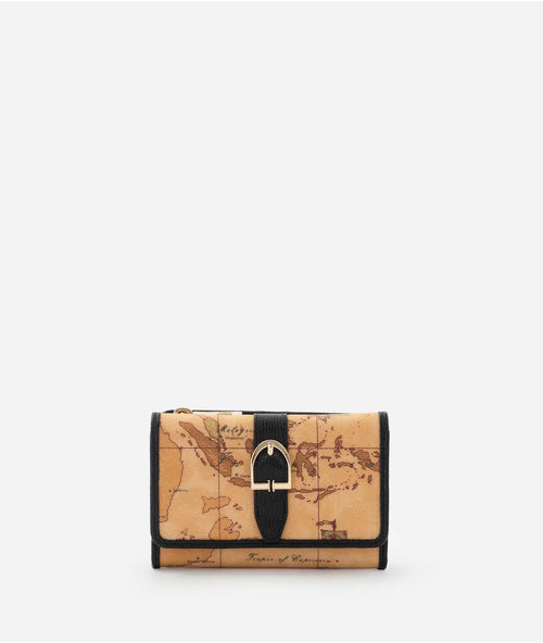 1^ CLASSE 1^ Classe Portafoglio donna Valley Geo portafoglio bifolder medio Nero PP03/G611 0001 da donna