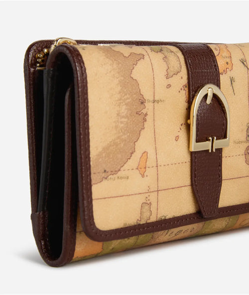 1^ CLASSE 1^ Classe Portafoglio donna Valley Geo portafoglio bifolder medio Castagna PP03/G611 0529 da donna