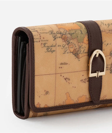 1^ CLASSE 1^ Classe Portafoglio donna Valley Geo portafoglio Mogano PP04/G611 0529 da donna