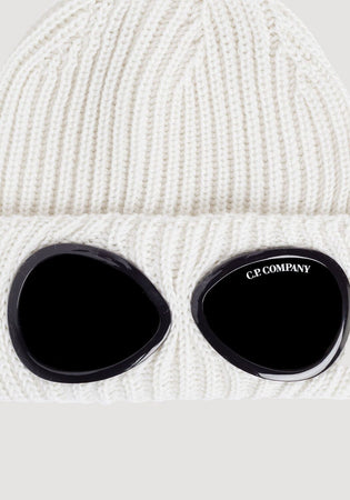 C.P. Company Extrafine Merino Wool Goggle Beanie da uomo
