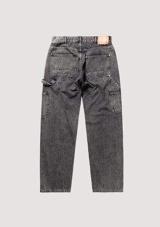 ARIES Acid Wash Denim Carpenter Jean da uomo