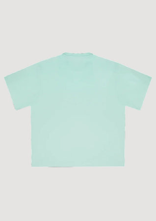 THAMES MMXX Letters Tee Aqua Blu da uomo