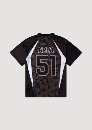 NO PROBLEMO Area 51 Football Shirt da uomo