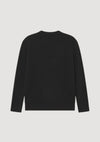 LES DEUX Eddie Wool Rib Crewneck Knit da uomo