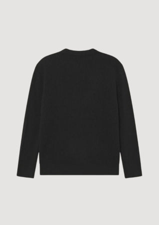 LES DEUX Eddie Wool Rib Crewneck Knit da uomo