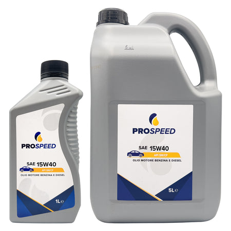 Olio Motore Per Autovetture Sae 15W40 - Lt. 1- 12 Pezzi - Prospeed