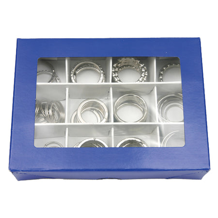 Anello Portachiavi Cf. 72 Pz - Scatola Varie Rifiniture - Senza Marca