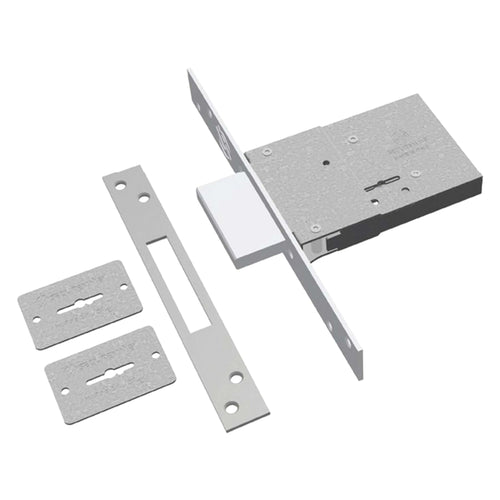 Serratura A Doppia Mappa Da Infilare Per Fascia '2001 Securmap 11' E 60 - 4 Mandate / Corsa 40 Mm - Securemme