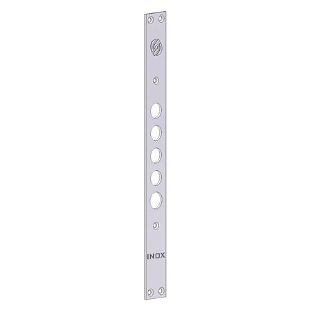 Frontale Per Serrature Porte Blindate Interasse Mm 28 - 5 Fori - Securemme