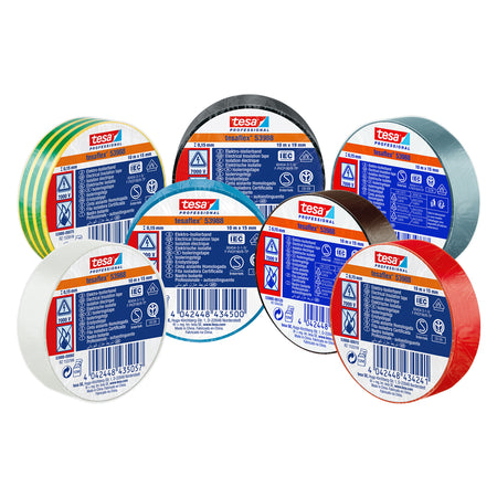 Nastro Isolante 'Professional 53988' Mm. 15 X 10 Mt - Marrone- 10 Pezzi - Tesa