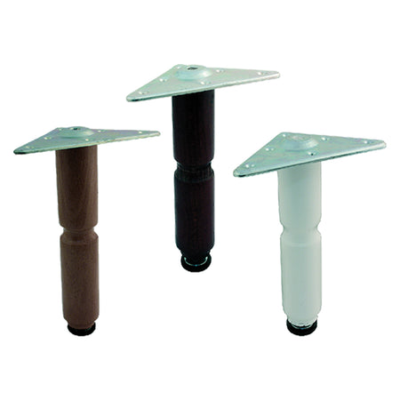 Piedino Per Mobili Cm 15 Bianco- 4 Pezzi - Senza Marca