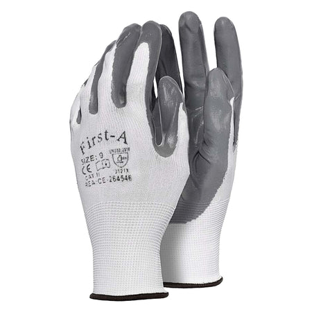 Guanti In Poliestere/Nitrile Tg. 7 (S)- 12 Coppia - Senza Marca