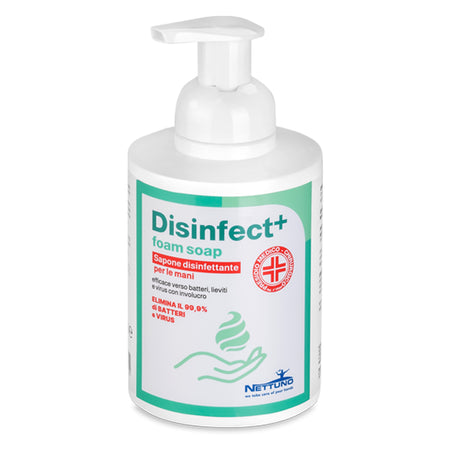 Sapone Disinfettante 'Disinfect+' Ml 500- 12 Pezzi - Nettuno
