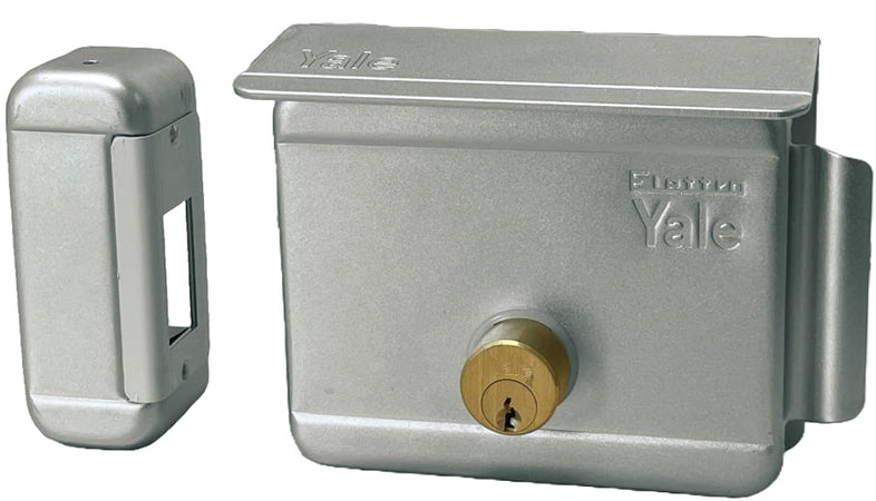 Yale Elettroserratura Cancelli Appl. +S Acciaio Zincato Art. 680 E. 80 Dx