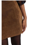 DIXIE Gonna Donna in camoscio da donna